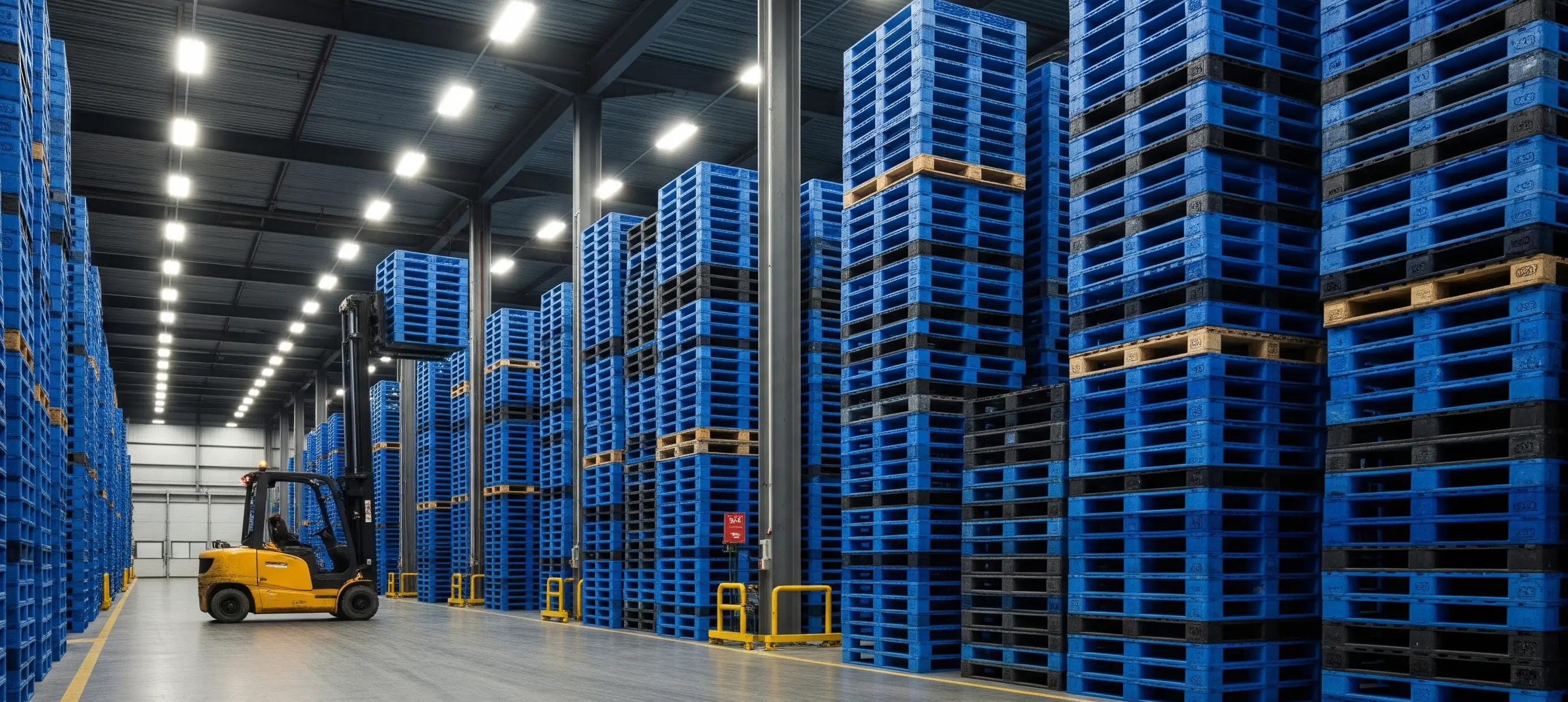 Eco friendly plastic pallets banner